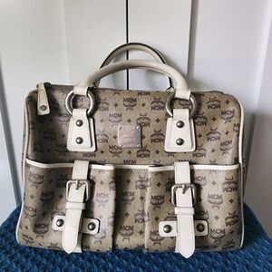MCM Coated Canvas Boston